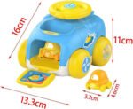 Anubhav Janni Catapult Car Educational Toy Motor Skills Montessori Toys Push Back Plastic Automatic Cartoon Sliding Ejection Shooting for Kids Boys Girls Launcher With 2 Cars(pack of 1) - Image 3