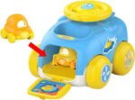 Anubhav Janni Catapult Car Educational Toy Motor Skills Montessori Toys Push Back Plastic Automatic Cartoon Sliding Ejection Shooting for Kids Boys Girls Launcher With 2 Cars(pack of 1) - Image 6