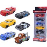 Anubhav Janni Kids Metal Car Set Multicolour Pixar 3 Lightning McQueen Jackson Storm Mack Uncle Truck 1:64 Diecast Model Toy Boy Christmas 6-Piece Cars Die-Cast Mater Sheriff Cruz(pack of 1)