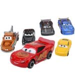 Anubhav Janni Kids Metal Car Set Multicolour Pixar 3 Lightning McQueen Jackson Storm Mack Uncle Truck 1:64 Diecast Model Toy Boy Christmas 6-Piece Cars Die-Cast Mater Sheriff Cruz(pack of 1) - Image 2