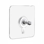 Anubhav Janni Bolt Sticker Self Adhesive Wall Screw Hook Punch Free Wall Mounted Seamless Transparent Waterproof Hooks Bathroom Kitchen Home Hook Office Bathroom Bedroom (Set Of 10 Pcs)