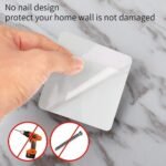 Anubhav Janni V Shape Hook Self Adhesive Wall Sticker Hooks Stickers Hanging Multi Surface Mount Seamless Home Use Kitchen Accessories Bathroom  Keys Utensils Robes Double Sided (Set Of 5 Pcs) - Image 5