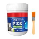 Anubhav Janni Invisible Waterproof Glue Transparent Anti Leakage Sealant With Brush Liquid Coating Roof Bathroom Tiles Window Frames Crack Seal Water Leakage Solution Wall Tiles (Pack Of 1 Pcs)