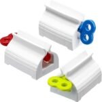 Anubhav Janni Rolling Tube Toothpaste Squeezer Seat Holder Stand Efficient Convenient Tool Easy Dispensing Storage Gels Face Wash Rotatable Dispenser Bathroom Kitchen Travel Use (Set Of 2 Pcs) - Image 5
