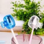 Anubhav Janni Toothbrush Head Covers Caps Tooth Brush Protector Coverings Clips Portable Case Couples Valentine Gifts Travel Business Camping School Home Travel Bathroom Use (Set Of 5 Pcs) - Image 2