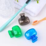 Anubhav Janni Toothbrush Head Covers Caps Tooth Brush Protector Coverings Clips Portable Case Couples Valentine Gifts Travel Business Camping School Home Travel Bathroom Use (Set Of 5 Pcs) - Image 6