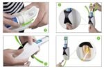Anubhav Janni New Toothpast Dispencer Color Wall Mounted Plastic Dust Proof Automatic Toothpaste Dispenser Toothbrush Holder Hands Free Hole Mount Squeezer Kids Bathroom Home (Pack Of 1 Pcs) - Image 3