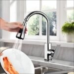 Anubhav Janni 360 Degree Movable Faucet Flexible Tap Extender Kitchen Sink Rotating Attachment Splash Proof Water Saving Universal Bathroom Chrome Plated Spray Head Adjustable (Pack Of 1 Pcs) - Image 5