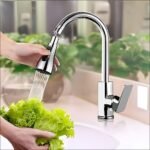 Anubhav Janni 360 Degree Movable Faucet Flexible Tap Extender Kitchen Sink Rotating Attachment Splash Proof Water Saving Universal Bathroom Chrome Plated Spray Head Adjustable (Pack Of 1 Pcs) - Image 6