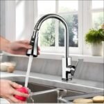 Anubhav Janni 360 Degree Movable Faucet Flexible Tap Extender Kitchen Sink Rotating Attachment Splash Proof Water Saving Universal Bathroom Chrome Plated Spray Head Adjustable (Pack Of 1 Pcs) - Image 7