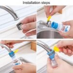 Anubhav Janni Water Faucet Head With Key And Fliter Adjustable Kitchen Tap Shower Saving Sprayer Nozzle High Pressure Splash Filter Flexible Bathroom Anti Splash Nozzle (Set Of 2 Pcs) - Image 5