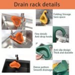 Anubhav Janni Sink Organizer Corner Kitchen Triangle Strainer Basket Bar Drain Triangular Strainer Fits All Sinks Basket Sink Filter Swan Garbage Multifunctional Hanging Rack Home (Set Of 2 Pcs) - Image 3