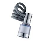 Anubhav Janni Expandable Kitchen Faucet Sprayer Degree Rotating Head Sink Extender Flexible Extender Water Saving Universal Anti Splash Adjustable Nozzle For Bathroom Silver (Pack Of 1 Pcs)