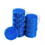 Anubhav Janni Toilet Bowl Cleaning Tablet Automatic Flush Toilet Bowl Cleaner Tablets Bathroom Tank Cleaner Odor Bathroom Tank Cleaner Ball Deep Clean Bubbles Mild Lemon Scent (Set Of 10 Pcs)
