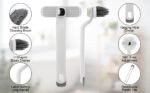 Anubhav Janni 360 Degree Gap Cleaning Brush Rotating Flexible Plastic Handle With Head For Deep Narrow Spaces Crevice Brush Hard Bristle No Dead Corners Tool Bathroom Kitchen (Pack Of Pcs) - Image 2