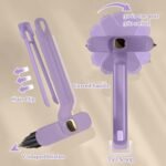 Anubhav Janni 360 Degree Gap Cleaning Brush Rotating Flexible Plastic Handle With Head For Deep Narrow Spaces Crevice Brush Hard Bristle No Dead Corners Tool Bathroom Kitchen (Pack Of Pcs) - Image 5