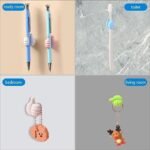 Anubhav Janni Thumb Holder Wall Hook Silicone Creative Thumbs Up Shape Multifunctional Hook Cable Clip Organizer Key Hangers For Home Office Bedroom Cute Design Hanging (Set Of 10 Pcs) - Image 5
