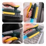Anubhav Janni 4 In 1 Gap Cleaning Brush Tiles Cleaner Grout Floor Bathroom Kitchen Corner Scrubber Tool Floor Gap Bathroom Home Tile Brush Kitchen And Tile Removes Dirt Grime (Pack Of 1 Pcs) - Image 5