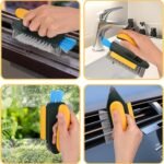 Anubhav Janni 4 In 1 Gap Cleaning Brush Tiles Cleaner Grout Floor Bathroom Kitchen Corner Scrubber Tool Floor Gap Bathroom Home Tile Brush Kitchen And Tile Removes Dirt Grime (Pack Of 1 Pcs) - Image 7