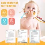 Anubhav Janni Baby Sensory Montessori Silicone Toy for 6 12 Months Travel Pull String 18 Developing Fine Motor Skill Multi-Sensory Activity 1 Year Old Teething Infants Teether(PACK OF 1) - Image 2