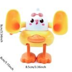 Anubhav Janni Wind Up Somersault Rolling Chicks Toys Activities for Preschool Toddlers Early Learning Toy Color May Vary Animal Kids Baby Combo Squirrel Chick Mechanical Jumping Jack(pack of 1) - Image 2