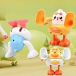 Anubhav Janni Wind Up Somersault Rolling Chicks Toys Activities for Preschool Toddlers Early Learning Toy Color May Vary Animal Kids Baby Combo Squirrel Chick Mechanical Jumping Jack(pack of 1) - Image 3