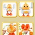 Anubhav Janni Wind Up Somersault Rolling Chicks Toys Activities for Preschool Toddlers Early Learning Toy Color May Vary Animal Kids Baby Combo Squirrel Chick Mechanical Jumping Jack(pack of 1) - Image 6