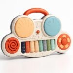 Anubhav Janni Drum Keyboard Musical Toys with Flashing Lights Animal Sounds and Songs Multi Color Baby Piano Toy Pads 8nKey Learning for Kids Educational Music Toddlers Boys Girls(pack of 1)