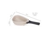 Anubhav Janni Compact Colander with Fruit Strainer and Folding Handle widely Used in The Kitchen can be to Clean Chickpeas Coriander chilies Vegetables Vegetable  Pasta Handles(pack of 1) - Image 3