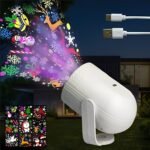 Anubhav Janni Christmas Projector Light Outdoor Snowflake Lights Indoor Holiday with Remote Control Waterproof LED Snowfall Projection Lamp for Theme Party Patio Garden Decoration (pack of 1) - Image 4