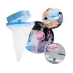 Anubhav Janni Washing Machine Lint Catcher Anti Hair Remover Floating Laundry To Prevent Clothes From Fiber Build Up Flower Shape Home Bag Net Removal Ball Debris Thread Cleaning (Set Of 2 Pcs) - Image 2