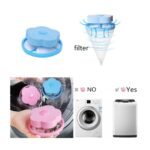 Anubhav Janni Washing Machine Lint Catcher Anti Hair Remover Floating Laundry To Prevent Clothes From Fiber Build Up Flower Shape Home Bag Net Removal Ball Debris Thread Cleaning (Set Of 2 Pcs) - Image 3