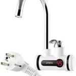 Anubhav Janni Water Heater Faucet Null Instant Electric Tankless Hot Kitchen Bathroom Temperature Control Cold Geyser Fast Heating Tap LED Digital Heater Geyser Kitchen Office (Pack Of 1 Pcs)