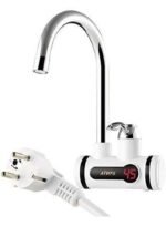 Anubhav Janni Water Heater Faucet Null Instant Electric Tankless Hot Kitchen Bathroom Temperature Control Cold Geyser Fast Heating Tap LED Digital Heater Geyser Kitchen Office (Pack Of 1 Pcs)