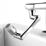 Anubhav Janni Faucet Splash Head Plastic 360 Degree Flexible Tap Extender For Kitchen Sink, Shower Sprinkler Metal Hose Rotation Adjustable Shower Silver Tap Extension Sink (Pack Of 1 Pcs)