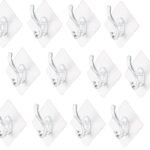 Anubhav Janni S Shape List Hanging Hook Self Adhesive Cloth Hooks Wall Heavy Duty Sticky Without Drilling Kitchen Bathroom Home Bedroom Kitchen Keys Bag Towels Office Bathroom (Set Of 5 Pcs)