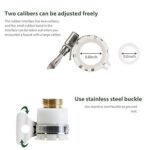 Anubhav Janni Tap Connector Brass Set Garden Hose Pipe Quick Connect Faucet Adapter For Outdoor Tap Bathroom Kitchen Watering Connector Connectors Sets Bathroom Outdoors Garden (Set Of 4 Pcs) - Image 3