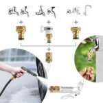Anubhav Janni Tap Connector Brass Set Garden Hose Pipe Quick Connect Faucet Adapter For Outdoor Tap Bathroom Kitchen Watering Connector Connectors Sets Bathroom Outdoors Garden (Set Of 4 Pcs) - Image 4