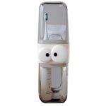Anubhav Janni Travel Toothbrush Holder Cover Portable Tooth Brush Case Wash Cup Teeth Cleaning Accessories Storage Electric Trip Picnic Bathroom Home Travelling Bathroom (Pack Of 1 Pcs)