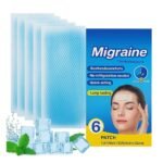 Anubhav Janni Migraine Cooling Gel Patch for Headache Relief Menthol Camphor Formula Instant Effect Long-Lasting Up to 8 Hours No Refrigeration Needed Patches Drug Free Lasts(pack of 1)
