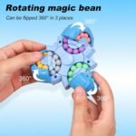 Anubhav Janni Magic Bean Rotating Cube Puzzle Toy Spinner Fidget for Stress Anxiety Relief Finger Tip Handheld Interactive Game Kids and Adults Ideal Indoor Entertainment Birthday (PACK OF 1) - Image 5