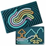 Anubhav Janni Sensory Activity Board Game Silicone Calm Down Fidget Toy Stress Silent Mindfulness for Kids Anxiety Relief Social Emotional Learning Activities ADHD Boy Girl Montessori(pack of 1)