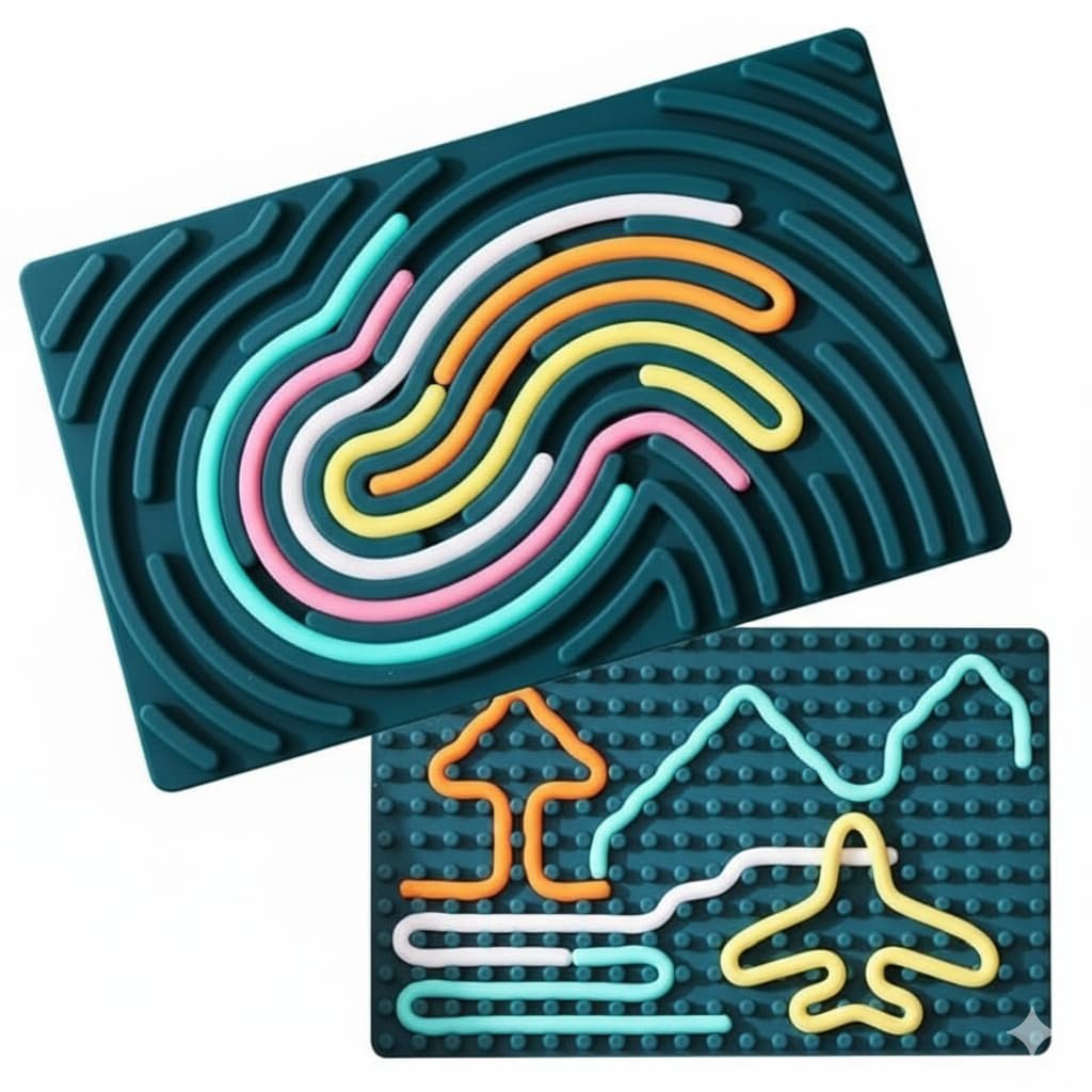 Anubhav Janni Sensory Activity Board Game Silicone Calm Down Fidget Toy Stress Silent Mindfulness for Kids Anxiety Relief Social Emotional Learning Activities ADHD Boy Girl Montessori(pack of 1) Anubhav Janni Sensory Activity Board Game Silicone Calm Down Fidget Toy Stress Silent Mindfulness for Kids Anxiety Relief Social Emotional Learning Activities ADHD Boy Girl Montessori(pack of 1) - Image 1