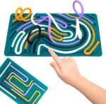 Anubhav Janni Sensory Activity Board Game Silicone Calm Down Fidget Toy Stress Silent Mindfulness for Kids Anxiety Relief Social Emotional Learning Activities ADHD Boy Girl Montessori(pack of 1) - Image 5
