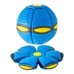 Anubhav Janni Deformation Vent Ball Plat Blue Magic UFO Exhaust Outdoor Parenta Pet Toy Flying Saucer for Dogs Portable Toys Stomp Childrens Creative Decompression Kids (pack of 1)