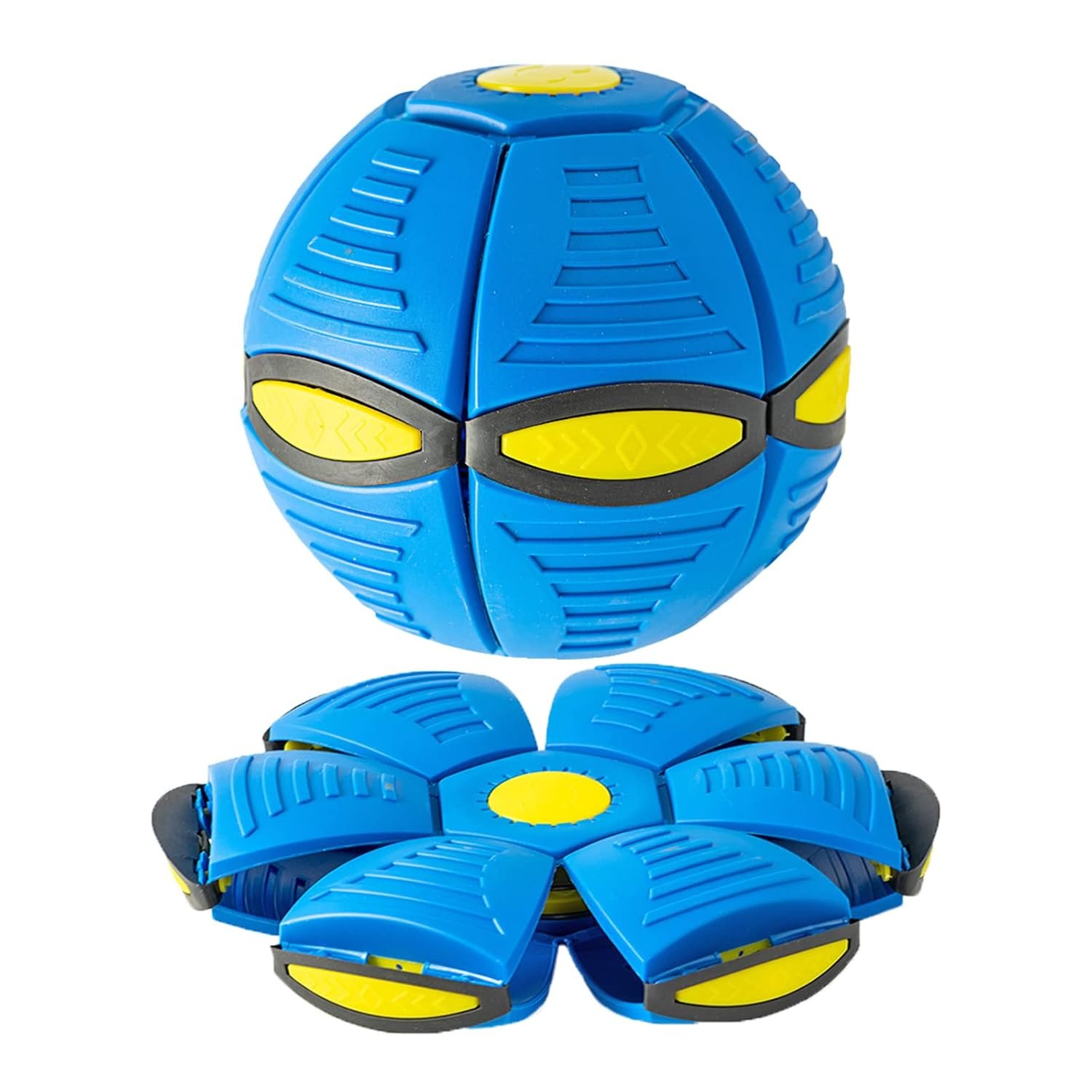 Anubhav Janni Deformation Vent Ball Plat Blue Magic UFO Exhaust Outdoor Parenta Pet Toy Flying Saucer for Dogs Portable Toys Stomp Childrens Creative Decompression Kids (pack of 1) Anubhav Janni Deformation Vent Ball Plat Blue Magic UFO Exhaust Outdoor Parenta Pet Toy Flying Saucer for Dogs Portable Toys Stomp Childrens Creative Decompression Kids (pack of 1) - Image 1