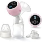 Anubhav Janni Modern Automatic Breast Pump Portable Electric Milk for Breastfeeding Moms Quiet Suction Comfortable Postpartum Nursing Solution with Dual Mode Stimulation Expression(pack of 1)