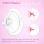 Anubhav Janni Modern Automatic Breast Pump Portable Electric Milk for Breastfeeding Moms Quiet Suction Comfortable Postpartum Nursing Solution with Dual Mode Stimulation Expression(pack of 1) - Image 2