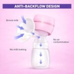 Anubhav Janni Modern Automatic Breast Pump Portable Electric Milk for Breastfeeding Moms Quiet Suction Comfortable Postpartum Nursing Solution with Dual Mode Stimulation Expression(pack of 1) - Image 6