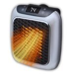 Anubhav Janni 800 Convenient Wall Outlet Heater with Adjustable Thermostat Programmable 12 Hour Timer Auto Shut Off Mini Ceramic Quiet and Space Saving Portable Remote Control(pack of 1)